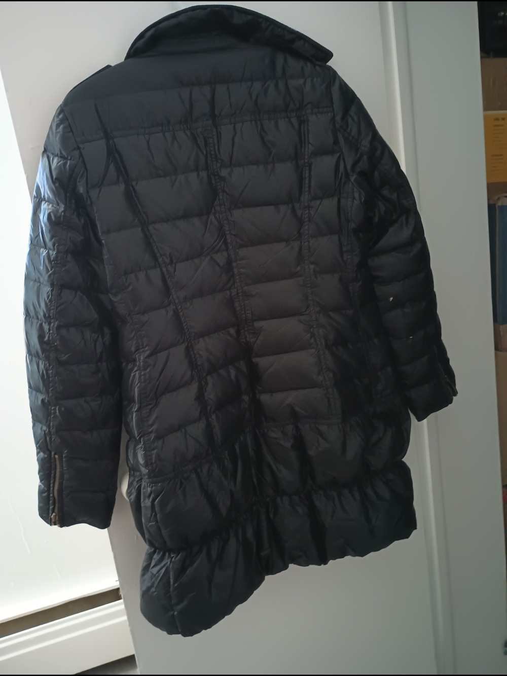 Burberry Black  Women's' Coat Size L - Picture 8 of 12